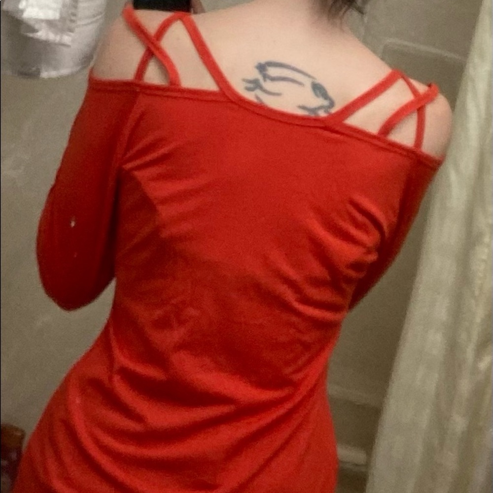 Cold Shoulder Long Sleeve